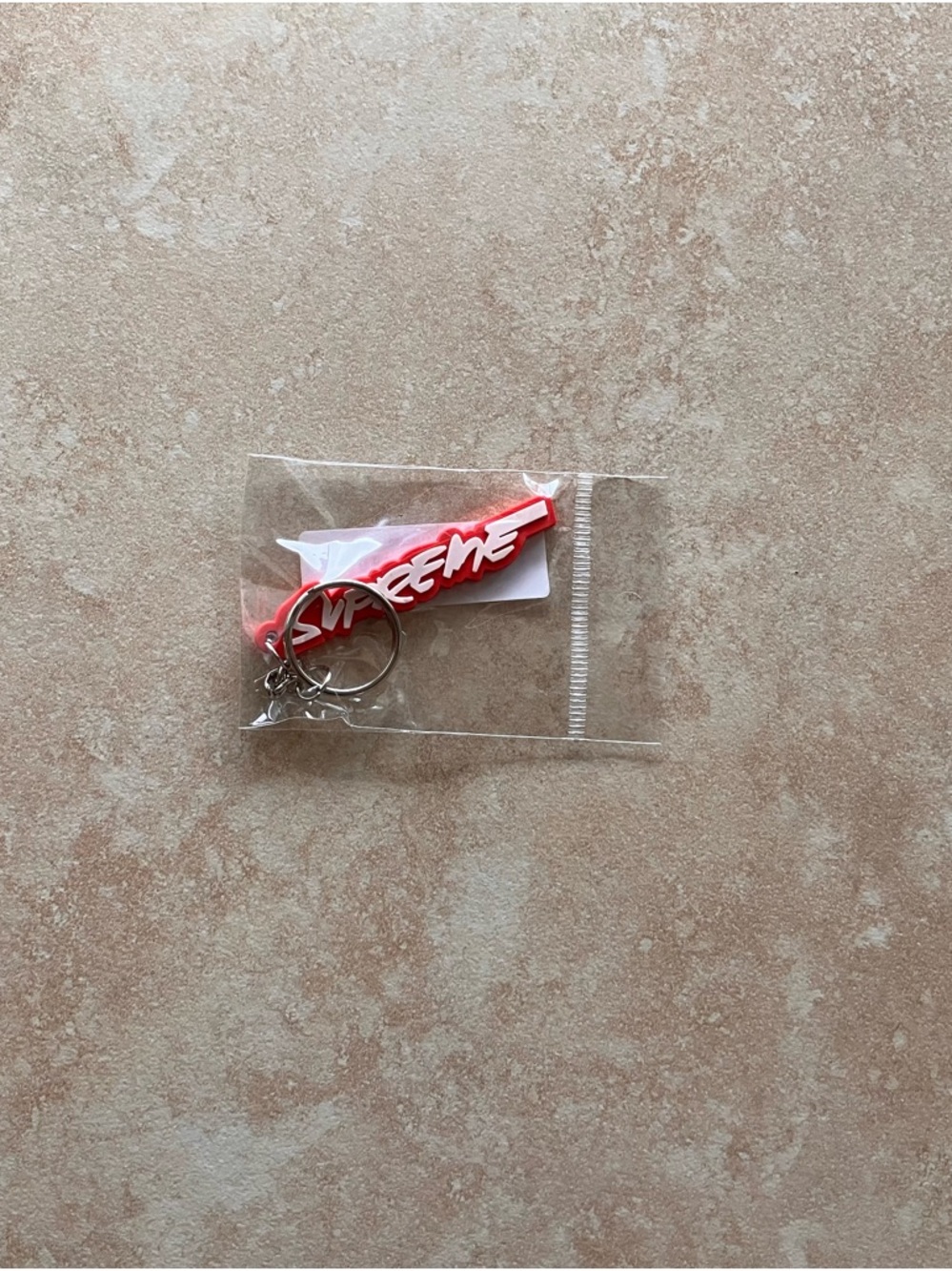 Supreme Futura Logo Keychain